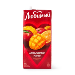 Напиток сокосодержащий Апельсиновое манго «Любимый» 1,93 л