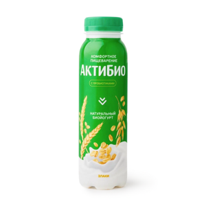Биойогурт питьевой «АктиБио» злаки 1,6% 260 г