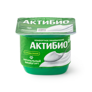 Биойогурт «АктиБио» натуральный 3,5% 130 г