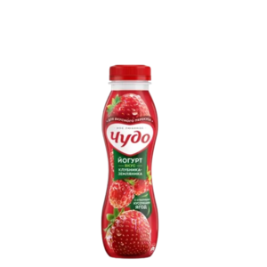 Питьевой йогурт, Клубника-Земляника 1,9% 260г
