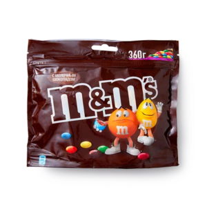 Драже M&M's с молочным шоколадом 360 г