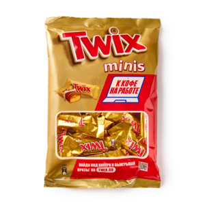 Батончики шоколадные Twix Minis 184 г