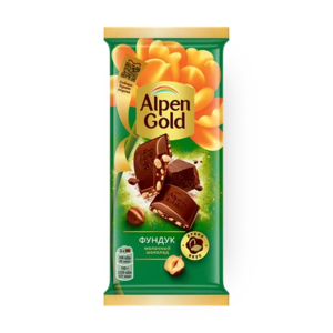 Шоколад молочный Alpen Gold с фундуком 80 г