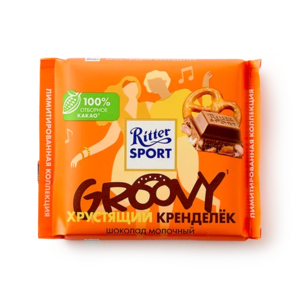 Шоколад молочный Ritter Sport Хрустящий кренделёк 100 г