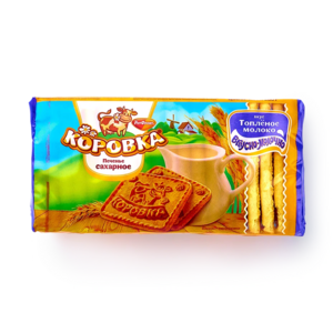 Печенье сахарное «Коровка» вкус топлёное молоко 280 г
