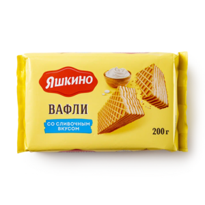 Вафли сливочные «Яшкино» 200 г