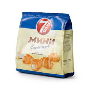 Мини-круассаны 7Days с кремом со вкусом ваниль 265 г