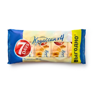 Круассан 7Days ваниль 4 шт. 260 г
