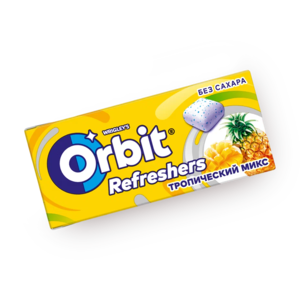 Жевательная резинка Orbit Refreshers тропический микс 16 г