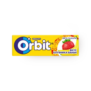 Жевательная резинка Orbit клубника-банан 13,6 г