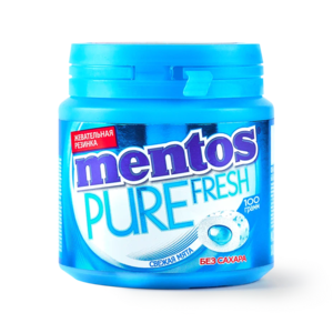 Жевательная резинка Mentos Pure Fresh свежая мята 100 г