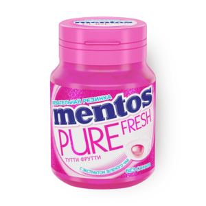 Жевательная резинка Mentos Pure Fresh тутти-фрутти 54 г