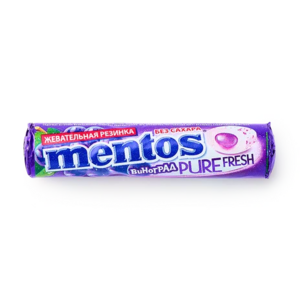 Жевательная резинка Mentos Pure Fresh виноград 15,5 г