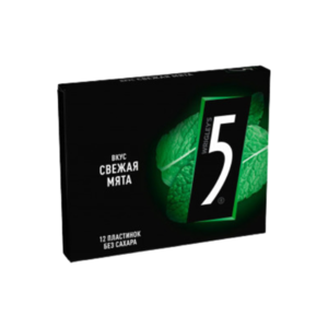 Жевательная резинка Five Свежая Мята 31.2 г