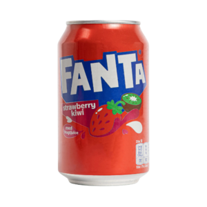 Напиток Fanta клубника и киви, 0.33 л