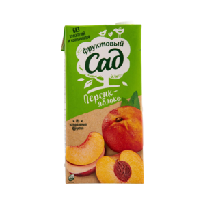 Нектар Фруктовый сад персиково-яблочный с мякотью 1.93 л
