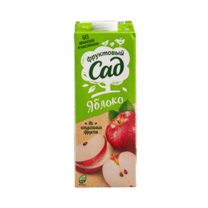 Нектар Фруктовый сад яблочный осветлённый, 0.95 л
