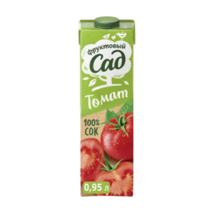 Сок Фруктовый сад томатный с сахаром и солью 950 мл