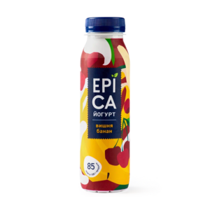 Йогурт питьевой Epica с вишней и бананом 2,5% 260 г