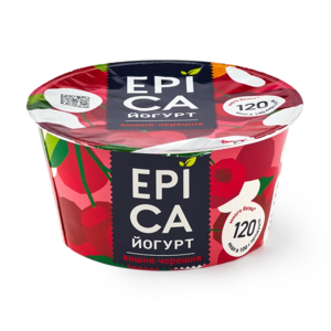 Йогурт Epica с вишней и черешней 4,8% 130 г