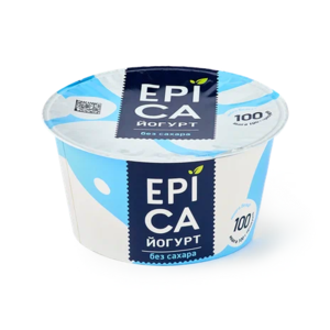 Йогурт Epica натуральный без сахара 6% 130 г