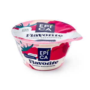 Творожок Epica Flavorite малина-маскарпоне 7,7% 130 г