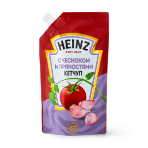 Кетчуп Heinz с чесноком и пряностями 320 г