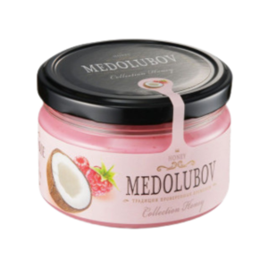 Медовое суфле малина с кокосом Медолюбов 250 г